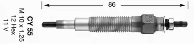 Свеча накаливания NGK 3861